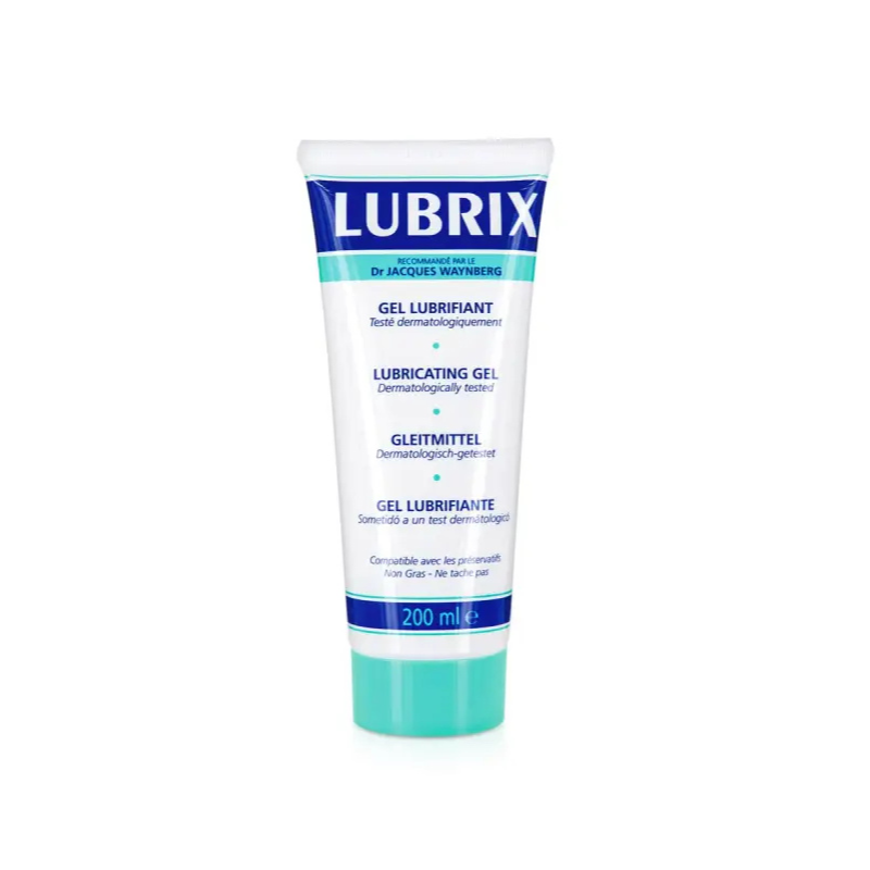 Gel lubrifiant Lubrix à base d'eau (200ml) - LollyDoll