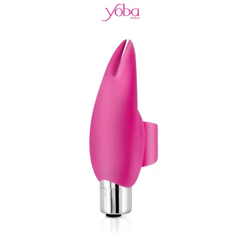 Vibrateur à doigt rose. disponible dans votre sexshop en ligne LollyDoll