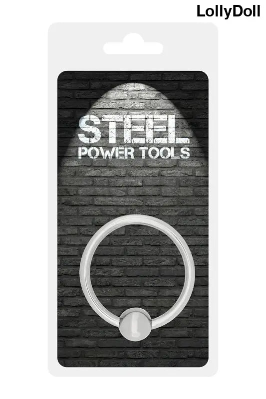 Anneau de gland Steel Power Tools, un jouet intime pour femme connecté. Stimulez vos sens avec ce disponible chez LollyDoll