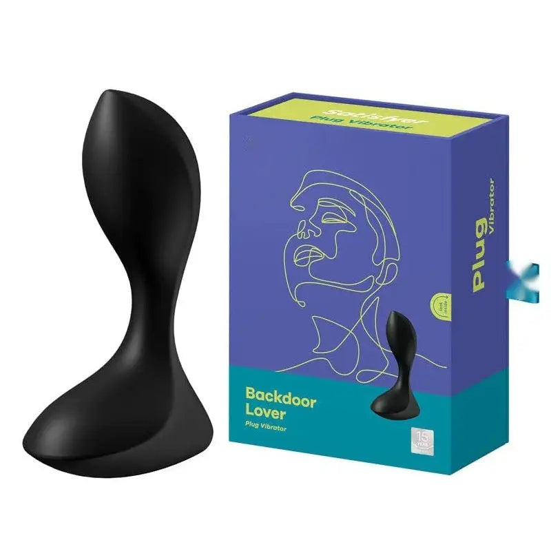 Vibrateur anal noir.