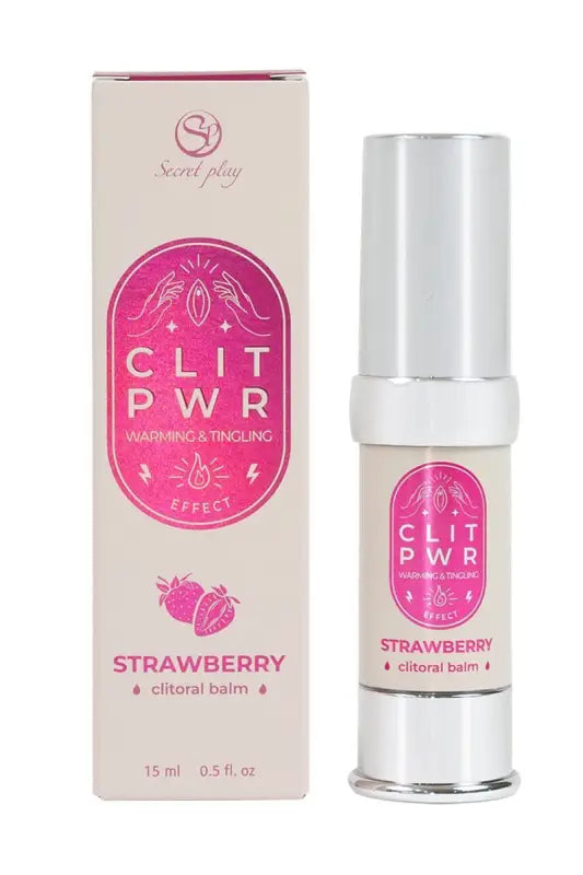 baume pour clitoris clit pwr fraise disponible chez LollyDoll