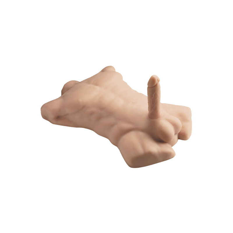 Buste masculin réaliste avec pénis interchangeable disponible sur LollyDoll