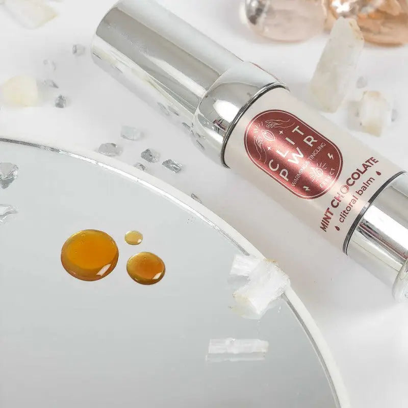 baume pour clitoris clit pwr menthe chocolat disponible chez LollyDoll