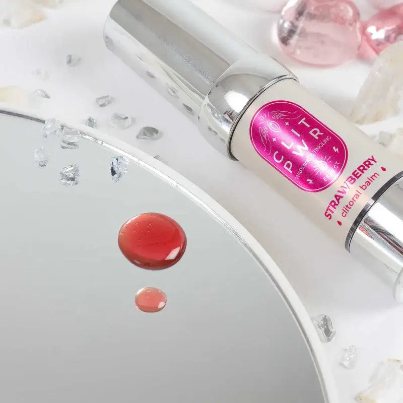 baume pour clitoris clit pwr fraise disponible chez LollyDoll
