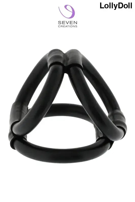 cockring cage tri ring pour 3 fois plus de palsir disponible chez LollyDoll