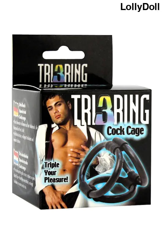 cockring cage tri ring disponible chez LollyDoll