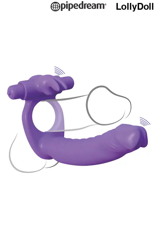 Cockring rabbit double pénétration pour une stimulation intense. Idéal pour la double pénétration disponible chez LollyDoll