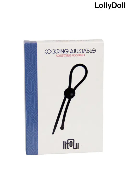 Cockring ajustable Litolu pour des sensations sur mesure. Conçu pour un plaisir intense. disponible chez LollyDoll