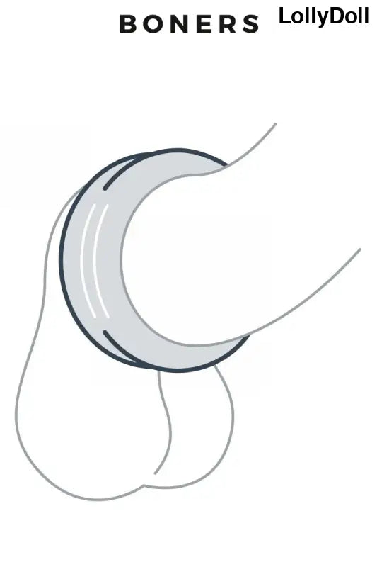 Cockring double en silicone texturé pour des sensations intenses. Parfait pour prolonger disponible chez LollyDoll