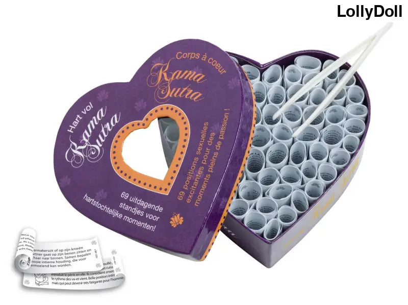 Jeu Corps a coeur kamasutra disponible chez LollyDoll votre fournisseur de plaisir