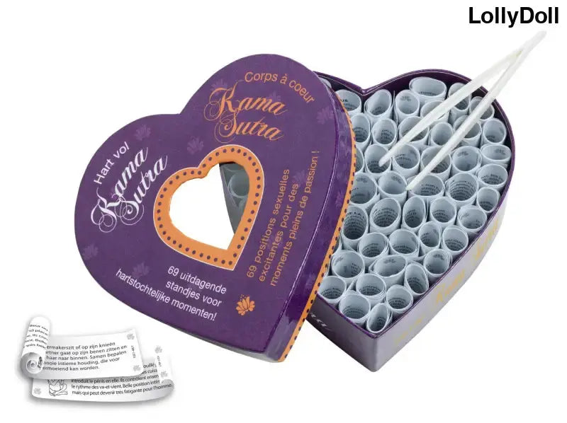 Jeu Corps a coeur kamasutra disponible chez LollyDoll votre fournisseur de plaisir