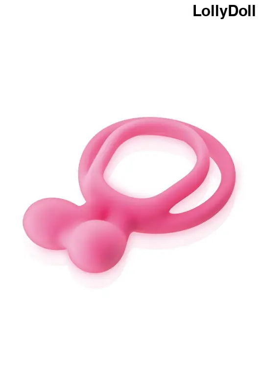 Anneau pénien en silicone rose LollyDoll