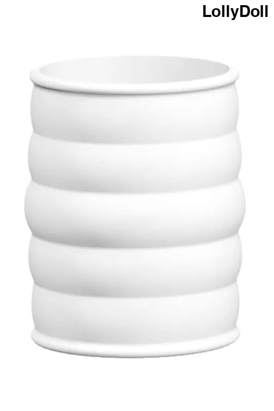 Gaine pour pénis côtelée phosphorescente blanche nervuré. LollyDoll