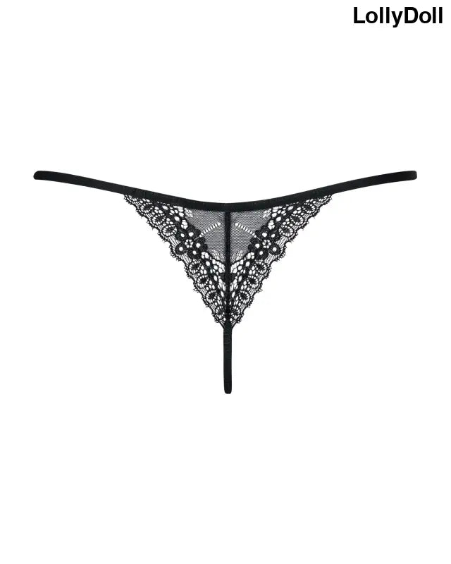 Découvrez l'élégant Intensa String en noir, un indispensable de la catégorie String, Culotte, Tanga & Shorty. Conçu pour allier confort et style, ce string mettra en valeur vos courbes avec subtilité. Craquez pour la sophistication à l'état pur avec ce modèle résolument sensuel. Disponible chez LollyDoll.