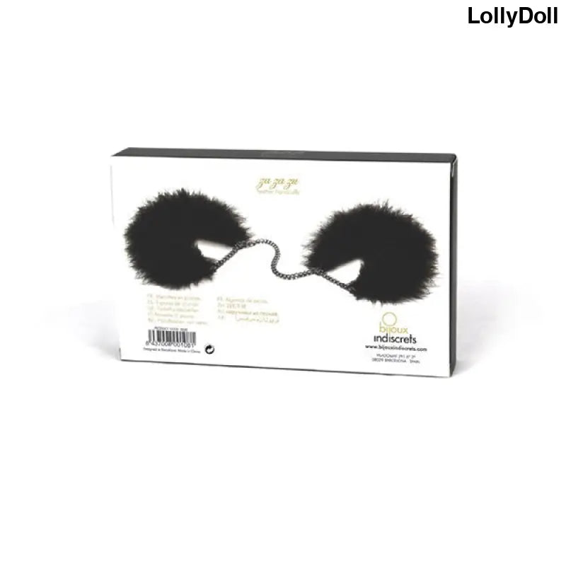 Menottes Za Za Zu en noir dispo chez LollyDoll