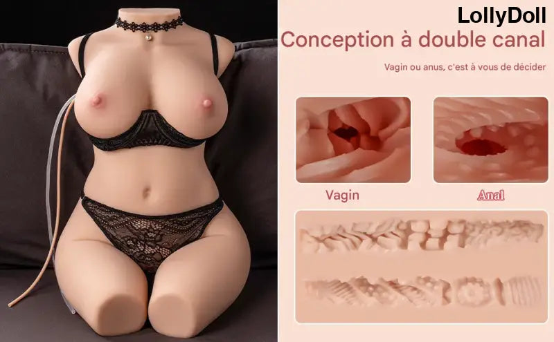 Petite poupée sexuelle réaliste auto-nettoyante Patricia chez LollyDoll