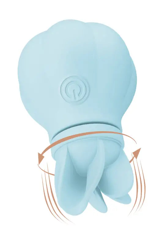 Masseur rotatif bleu clair.