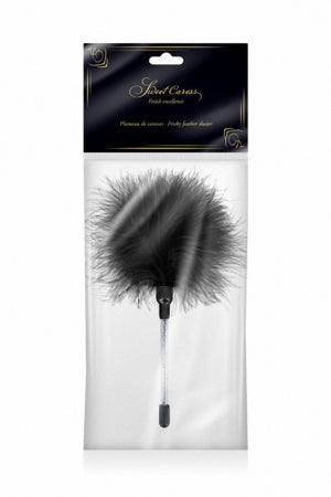 Plumeau à caresses noir