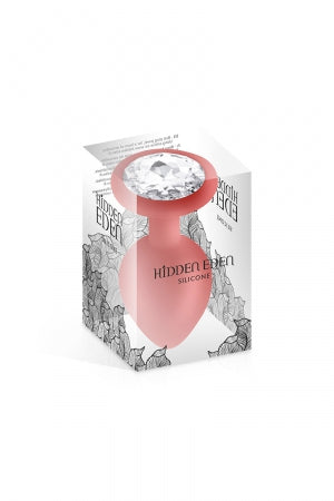 Plug bijou silicone rouge L