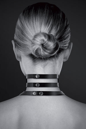 Collier Fetish large avec anneau