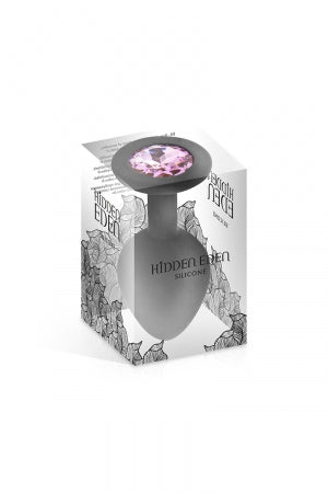 Plug bijou silicone noir M