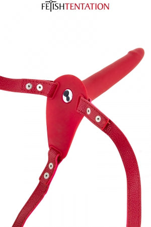 Gode ceinture rouge vibrant