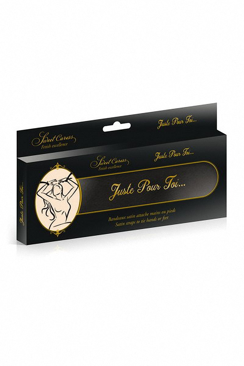 2 Liens de bondage doux et satinés dispo chez LollyDoll