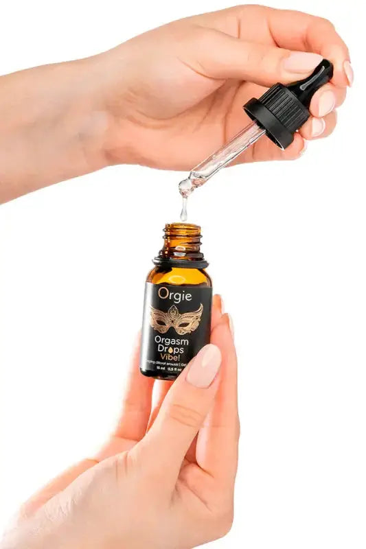 Flacon avec pipette de Gel d'excitation du Clitoris Orgasm Drops Vibe 15ml - LollyDoll