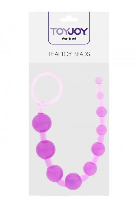Chaine anale Thai Toy Beads pour une stimulation intense de la prostate. Découvrez le plaisir disponible chez LollyDoll
