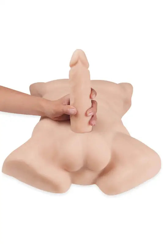 Jouet sexuel réaliste torse d’homme et pénis interchangeable