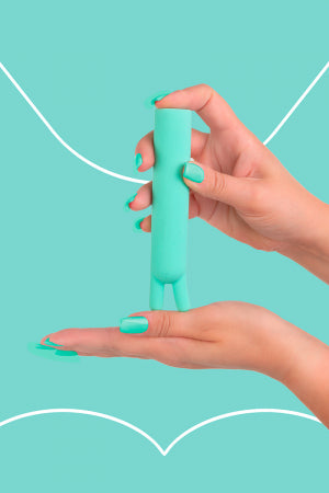 Mini vibro rechargeable BlissStars vert · Fairygasm · vue 2