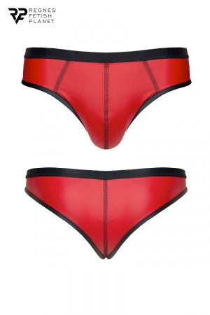 Slip rouge wetlook