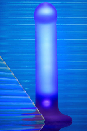 Dildo lumineux violet
