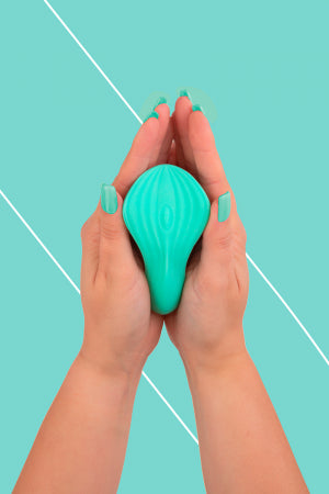 Mini vibro rechargeable SilkenTouch vert · Fairygasm · vue 2