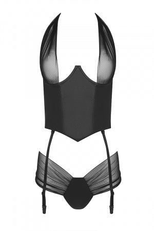 Guêpière Kesmina faux cuir Passion
