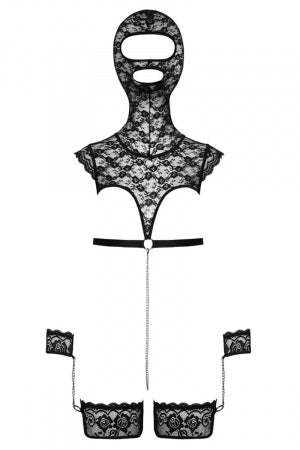 Ensemble de lingerie bondage en dentelle