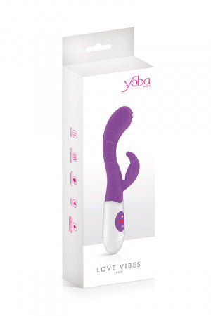 Vibromasseur Rabbit Leola violet · Yoba · vue 2