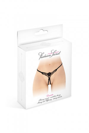 String ouvert Danuta noir