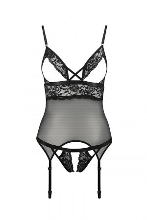 Guêpière seins nus Diabolina Passion