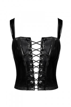 Corset en vinyle Dominae F379
