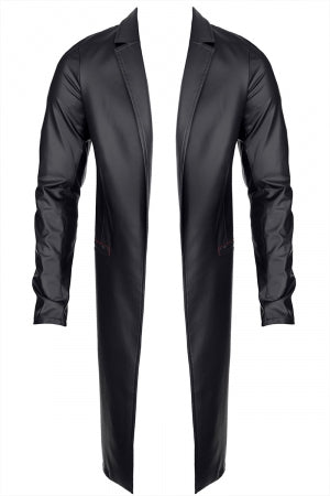 Manteau long wetlook Sergio