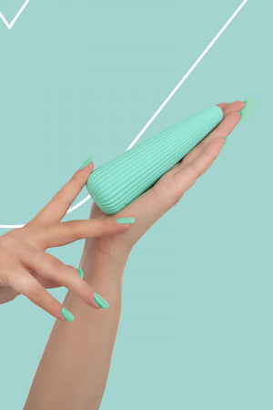 Vibro rechargeable IcyCone vert · Fairygasm · vue 2