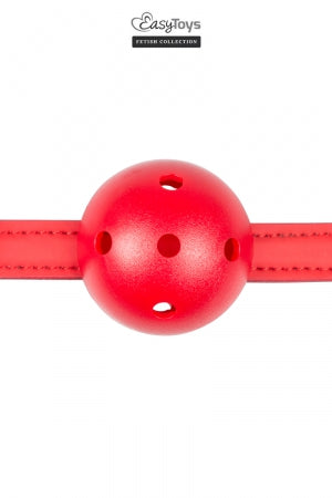 Gagged Ball avec balle rouge