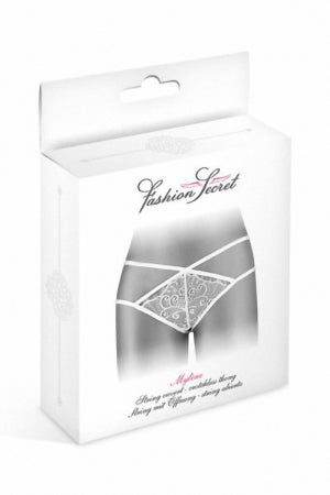 String ouvert Mylene blanc