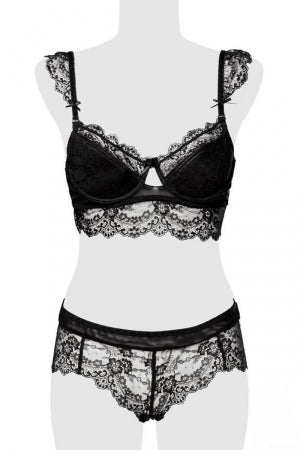 Ensemble culotte et balconnet dentelle