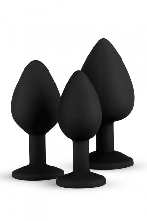 Kit entrainement 3 Butt plugs noir Easy Toys · EasyToys · vue 2