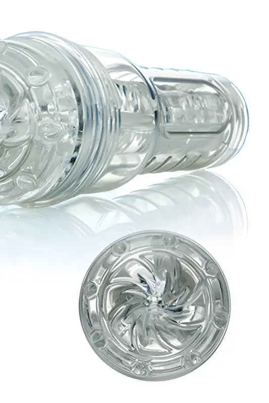 Jouet sexuel transparent et texturé pour homme sur LollyDoll