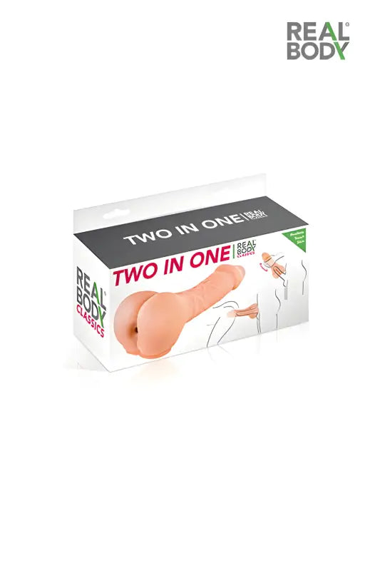 Jouet sexuel deux-en-un dans son emballage.
