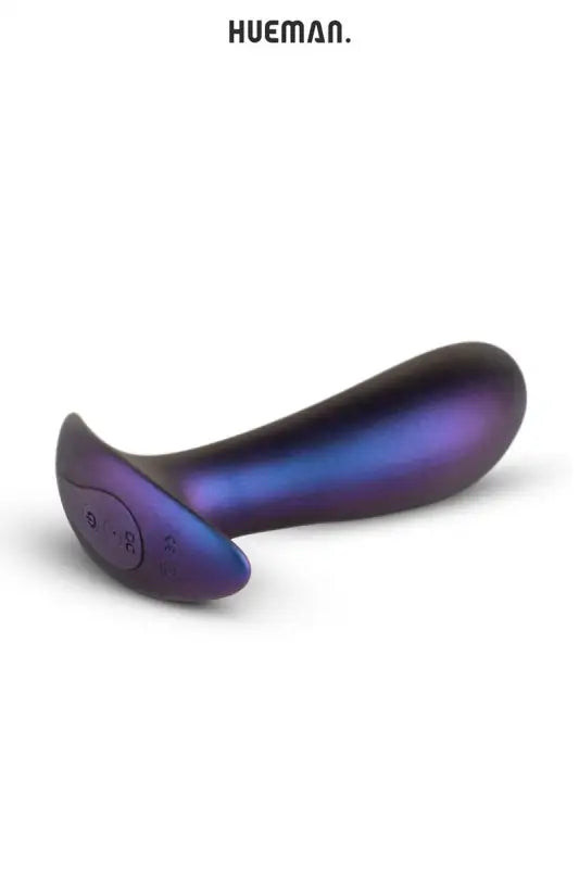 Vibrateur violet et bleu.