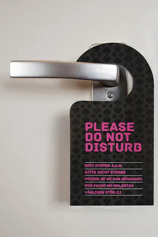 Accroche-porte ’Ne pas déranger’.